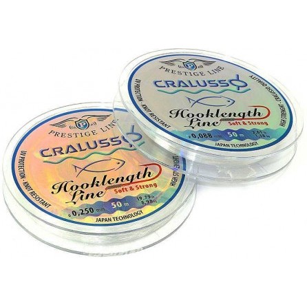 Леска Cralusso Hooklength Line 50m ⌀0,088mm
